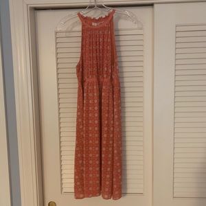 Orange Sleeveless Dress